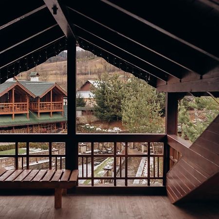 Hotel Eco Sadiba Kaskad Velyka Volosyanka Exterior foto
