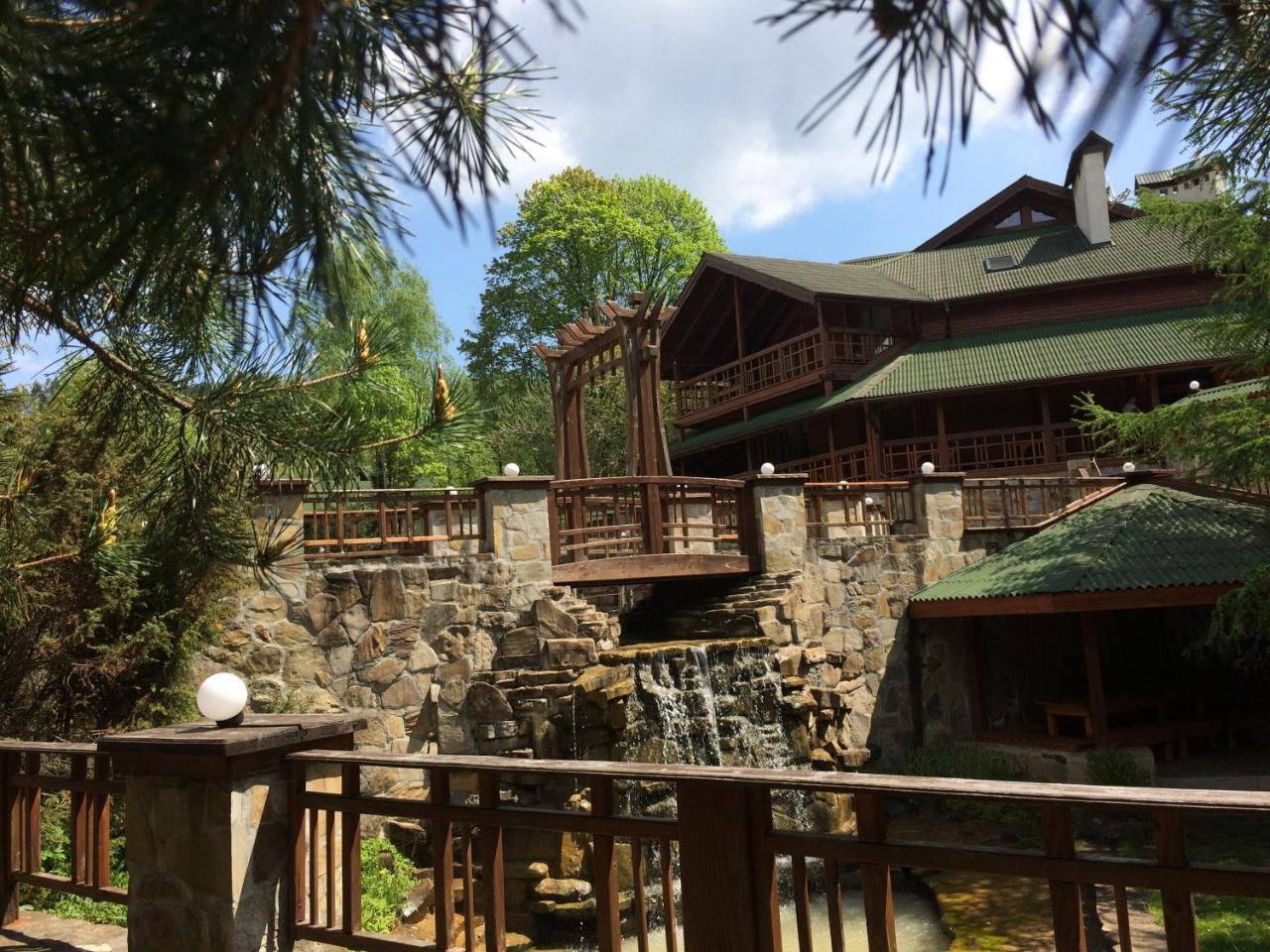 Hotel Eco Sadiba Kaskad Velyka Volosyanka Exterior foto