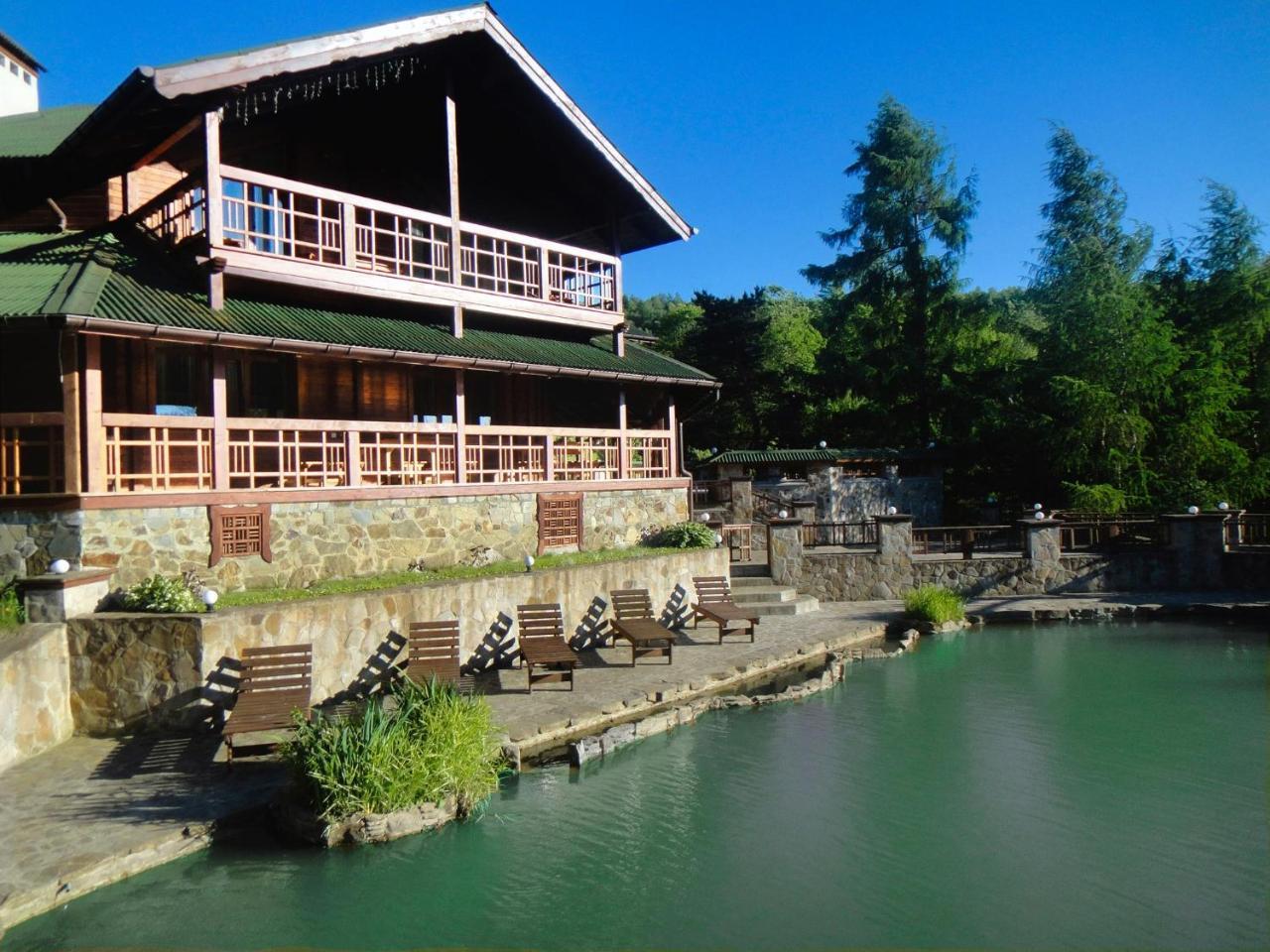 Hotel Eco Sadiba Kaskad Velyka Volosyanka Exterior foto