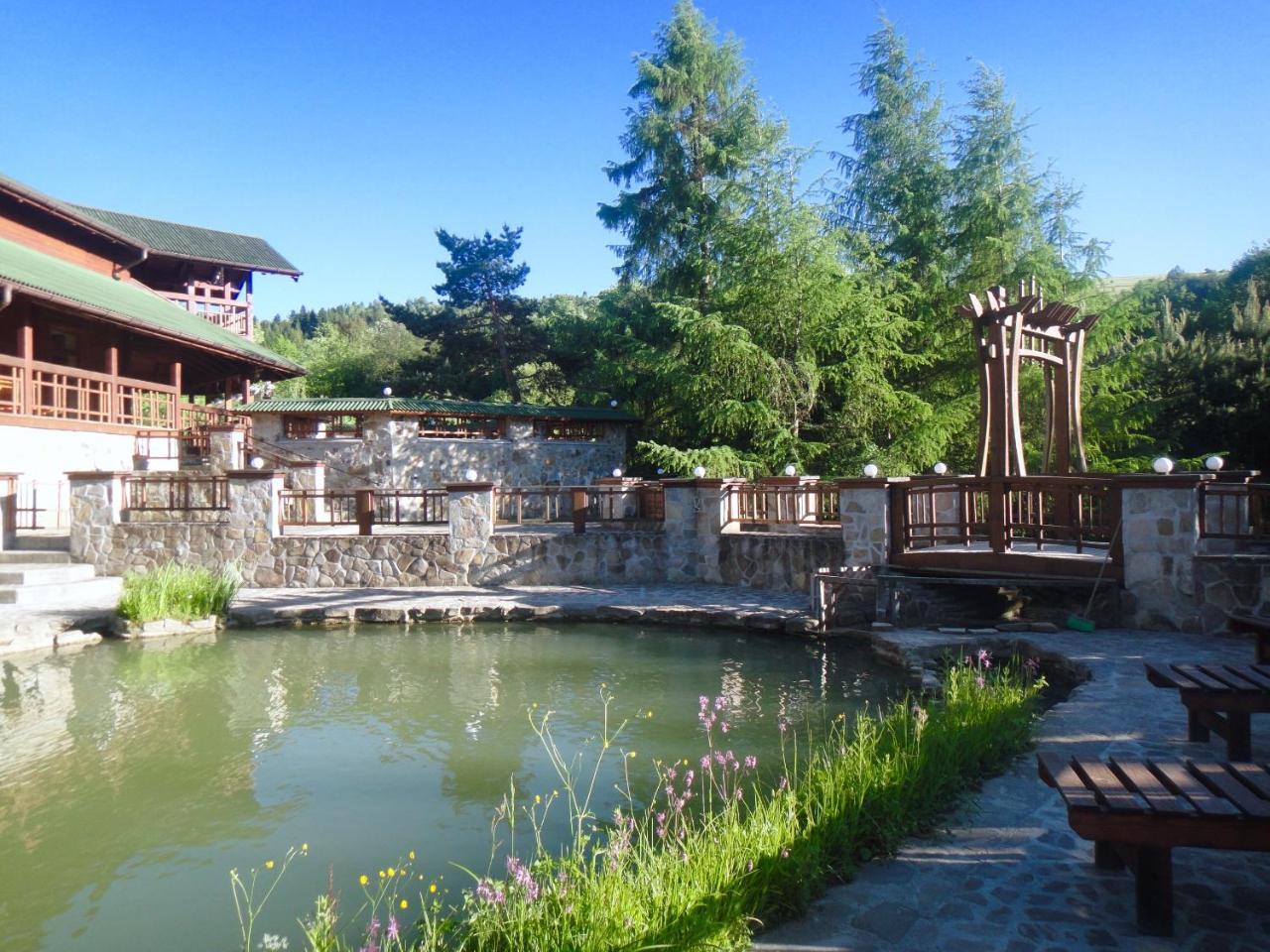 Hotel Eco Sadiba Kaskad Velyka Volosyanka Exterior foto