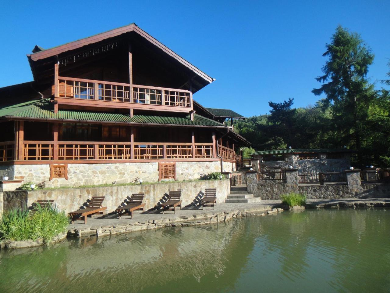 Hotel Eco Sadiba Kaskad Velyka Volosyanka Exterior foto